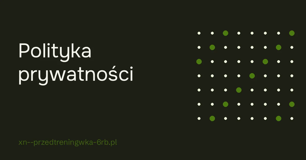 Polityka prywatności